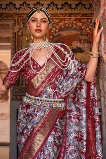 Sarees Online USA | Buy Indian Saris | Latest Saree Designs USA: Burgundy