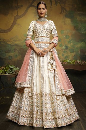 Buy Off White Color Designer Lehenga Choli Women Party Wear Bollywood  Lengha Sari,indian Wedding Wear Custom Stitched Lehenga Choli With Dupatta  Online in India - Etsy