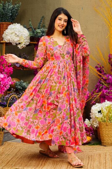 Indian Dress Ideas in Peach Colour – Inhika.com