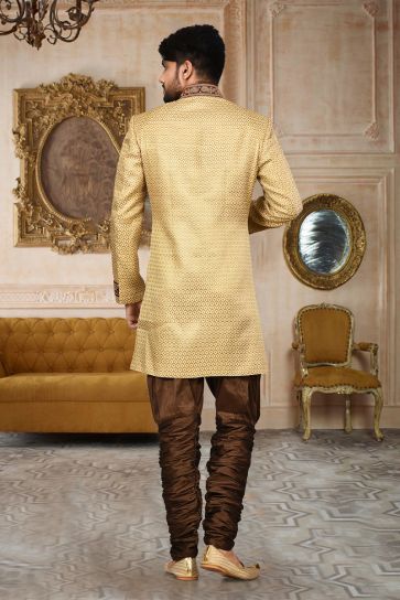 Artistic Magnificent Readymade Men Indo Western For Wedding Wear
