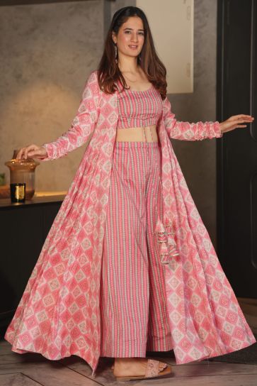 Designer Salwar Kameez Online USA,Latest Designer Salwar Suits Shopping:  Pink, Salmon, 34 and 48