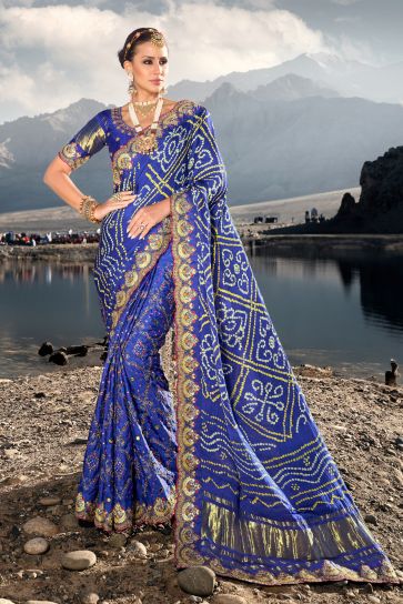 Kalaniketan Designer Sarees Online Shopping USA, Indian Designer Fancy Sari  Blouses for Wedding: Blue
