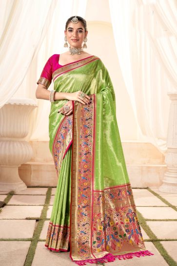 Green Saree - Buy Trendy Green Saree Online in India