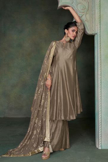 Sahiba Siyahi Esta Pure cotton embroidered suit with Printed chiffon  dupatta : Amazon.in: Fashion