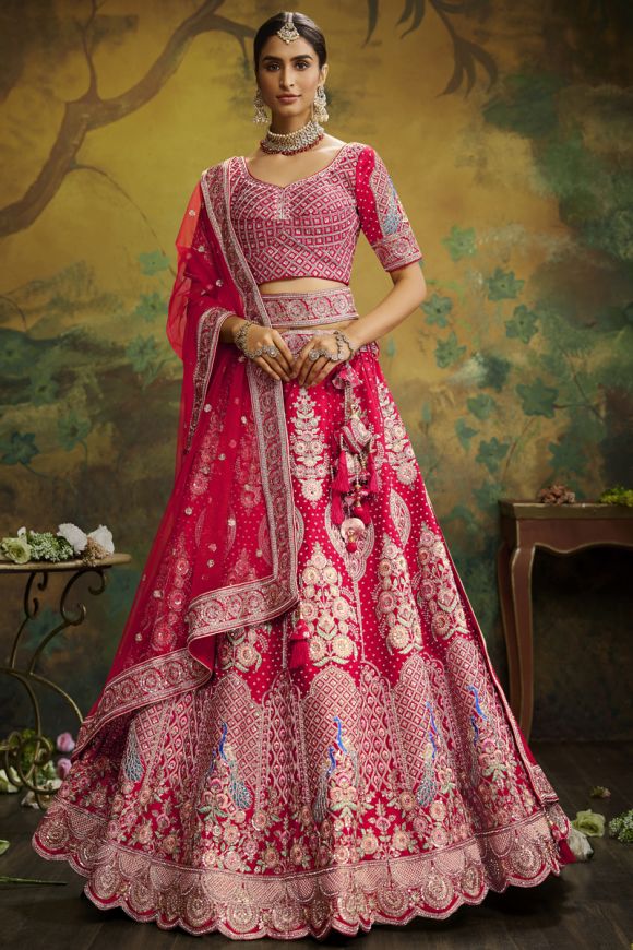 Velvet Stitched Ladies Heavy Work Bridal Lehenga Choli, Dupatta Fabric: Net  at Rs 16500 in Hooghly