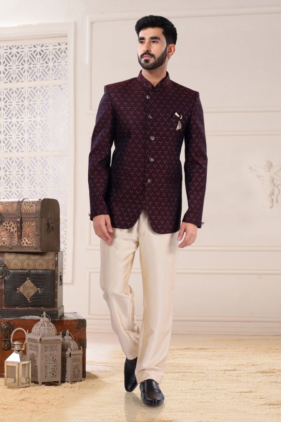 Green Indian Ethnic Stylish Jodhpuri Suit for Men, Mandarin Suit for Men,  Jodhpuri Blazer for Wedding, Bandhgala Suit Men Ethnic Wear - Etsy