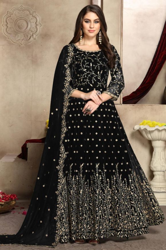 Floor Lenght Anarkali Suit For Any Occation... | Anarkali suit, Anarkali  dress, Anarkali