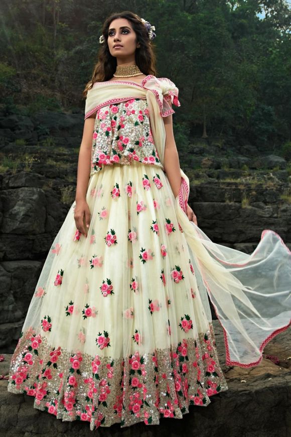 Shangri-La Wedding Dress | Gold Lace Wedding Dress