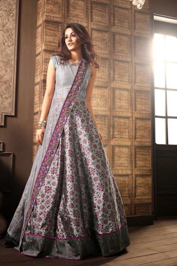 Lila Pure Cotton Indo Western With Shirts Lehenga at Rs 999 in Surat