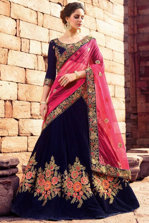 Net Party Wear Black And Red Designer Lehenga Choli at Rs 1150 in Hyderabad
