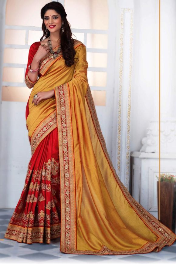 Charmi in Orange Half Saree - Saree Blouse Patterns