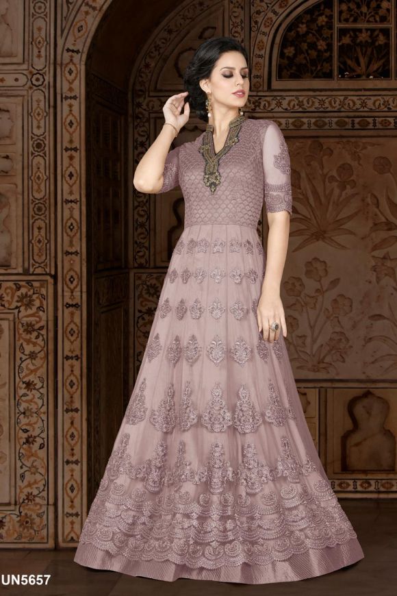 Maroon Polyester Anarkali Suit on Eid-Utsav are now available in our online  store