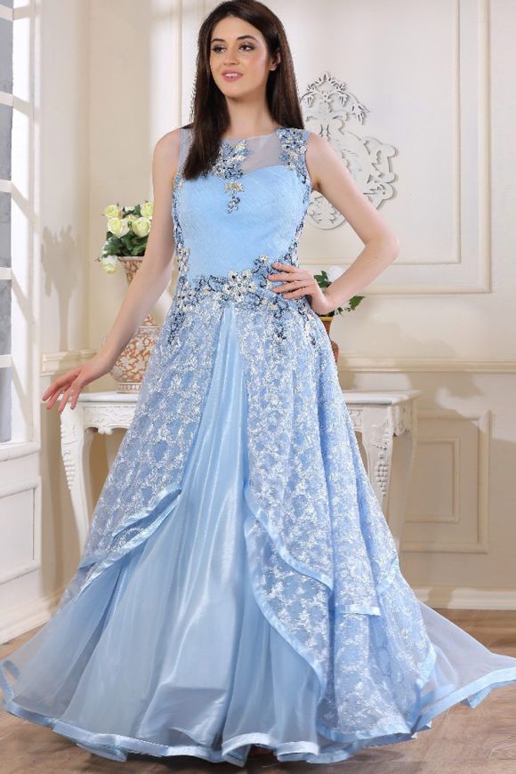 Dubai Silver O-Neck Mermaid Evening Dresses Design 2023 Luxury Long Sleeves  Sequins Beading Evening Gown LA70249