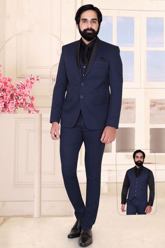 Wedding Wear Black Color Suit – Ethnic Star