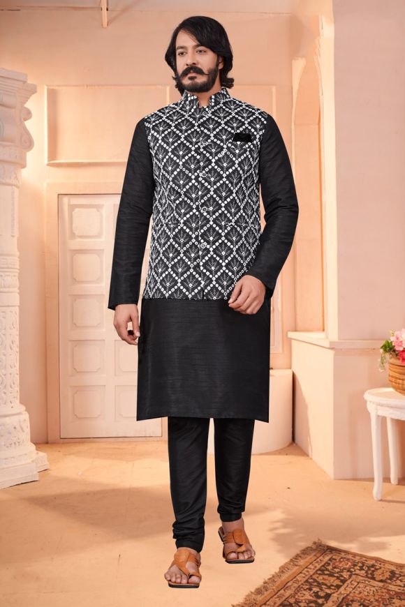 beautiful Designer Jacket On Organza silk febric with digital print KURTA  SET at Rs 799 | Party Wear Kurti in Surat | ID: 26228768591
