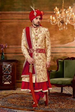 Rajputi sherwani hot sale